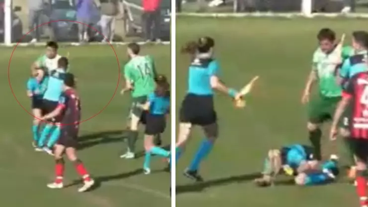 Video Jugador agrede a árbitra, enfrenta demanda penal