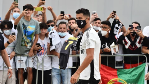 Cristiano Ronaldo llega a Juventus