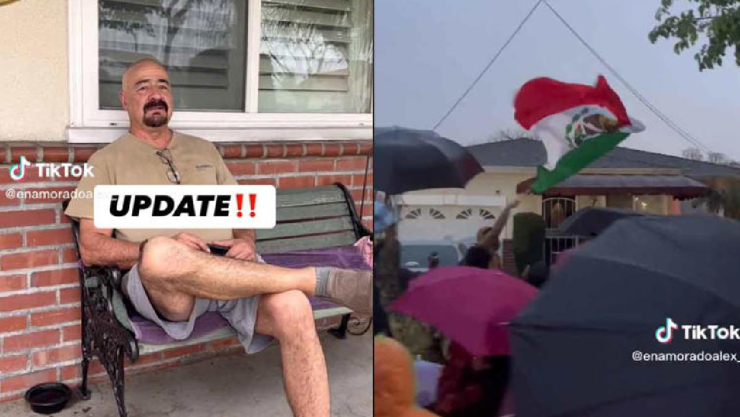 Estadounidense corre a mexicanos de EU, le llevan una Banda a su casa por racista