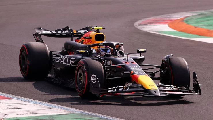 Checo Pérez en el GP de Italia