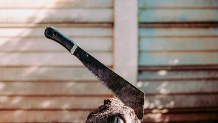 Niños asesinan a hombre con machete