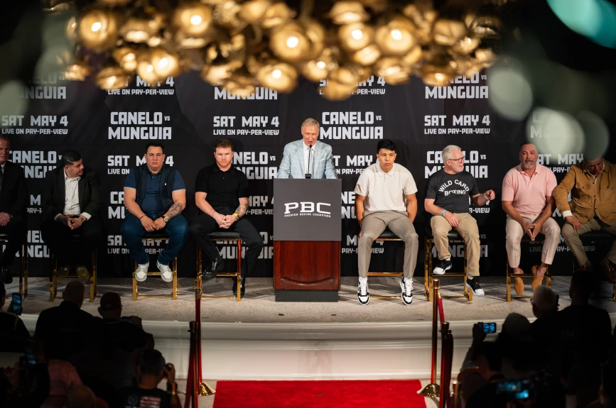 Conferencia de prensa oficial Canelo Álvarez vs Jaime Munguía