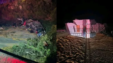 Autobús cae a un barranco y mueren 24 pasajeros en en la autopista Zacatecas-Aguascalientes
