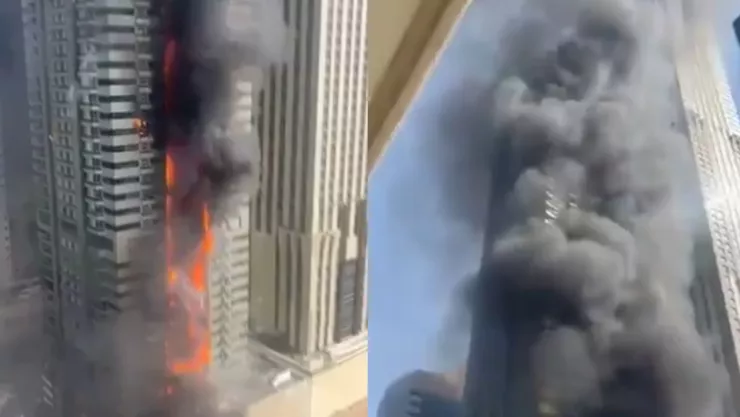 Incendio en Dubái consume a la Torre Tigre