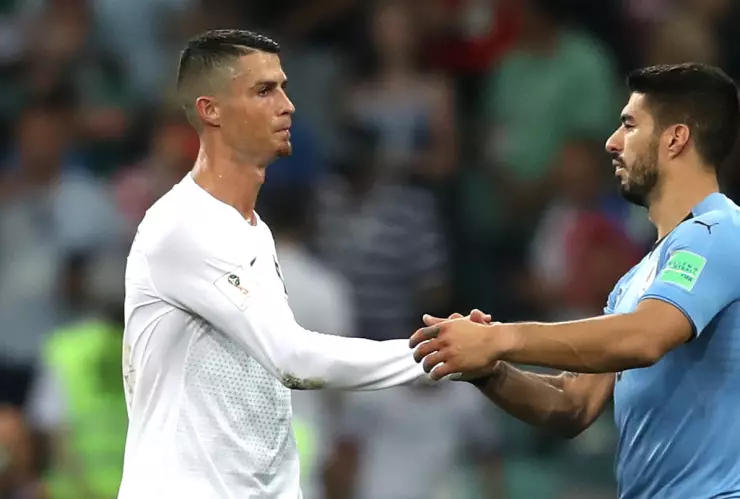 CRISTIANO RONALDO Y LUIS SUÁREZ