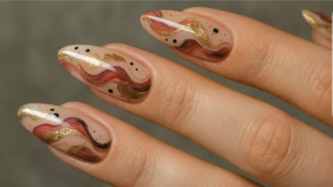 unas terracota diseños