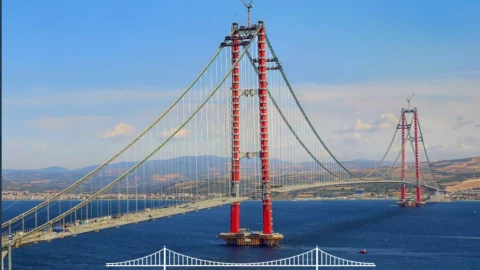 turqu&iacute;a puente Canakkale de 1915