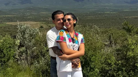 Christian Nodal y Ángela Aguilar