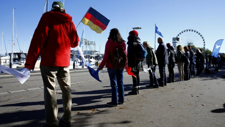 Protesta en Alemania