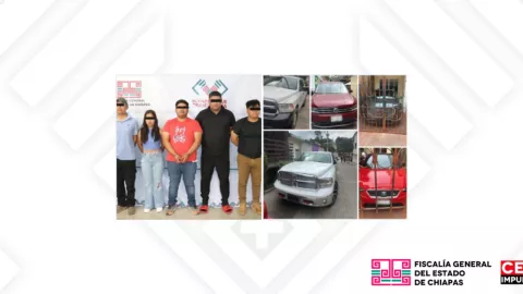 Cinco detenidos en Chiapas; los acusan de extorsión