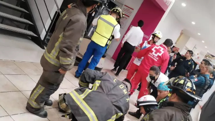 Accidente elevador en Ciudad de México