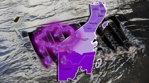 ¡Aguas! Estos son los MUNICIPIOS en los que HABRÁ LLUVIAS hoy 23 de febrero de 2026 en Quintana Roo.webp