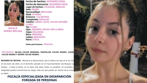 ¿Dónde está “La Nicholette”? Activan ficha de búsqueda en Culiacán tras desaparición de Nicole Pardo Molina, influencer de 20 años