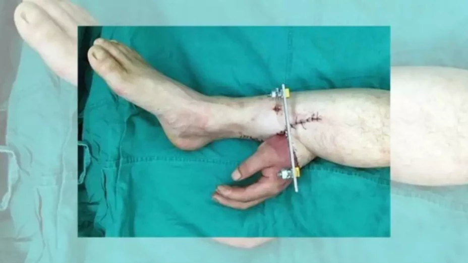 Cose su mano en la pierna para mantenerla viva tras amputación grave.png