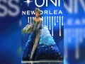 Las participantes llegaron al escenario en el Centro de Convenciones Ernst N. Morial de Nueva Orleans.