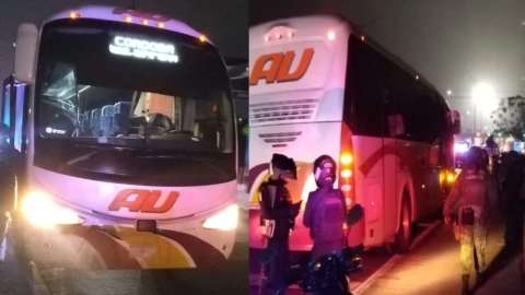 conductor baleado en autopista cordoba-orizaba