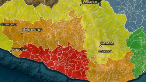 Alerta Roja huracán John