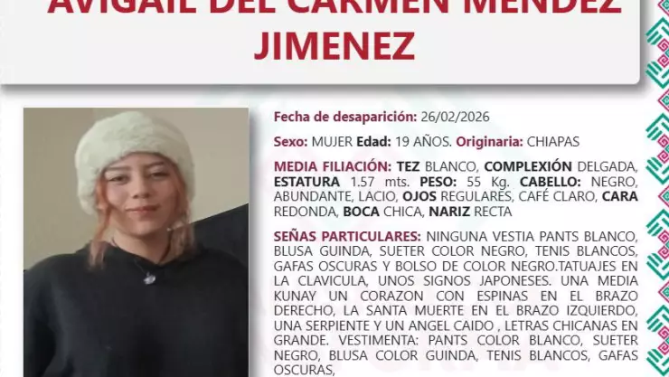 Avigail del Carmen Chiapas