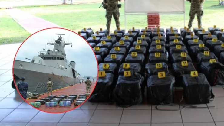 ¿Cuáles son los países que incautaron más cocaína en 2023 y en qué lugar está México?