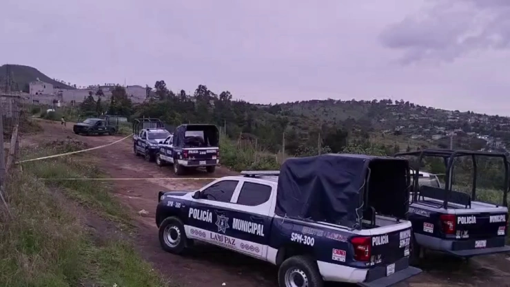 Patrullas en Los Reyes La Paz, Estado de México.