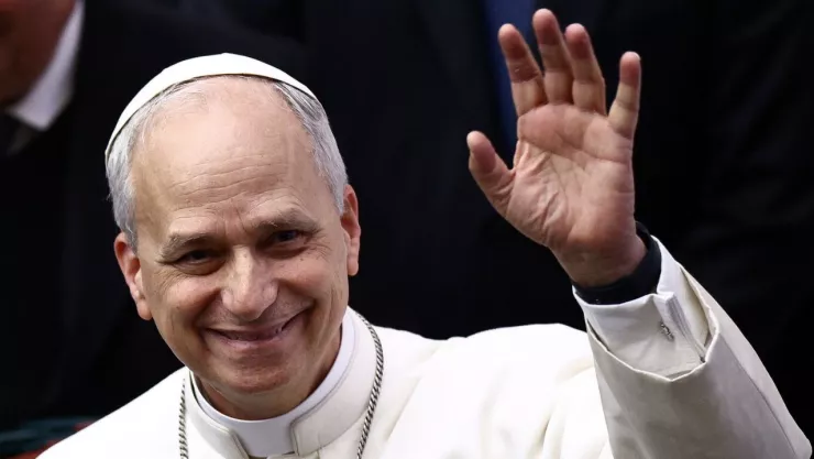 Retrato oficial papa León XIV.