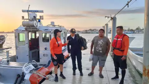 Evacúan a tripulante de embarcación en Progreso