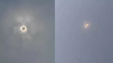 Eclipse solar Dalas, Texas