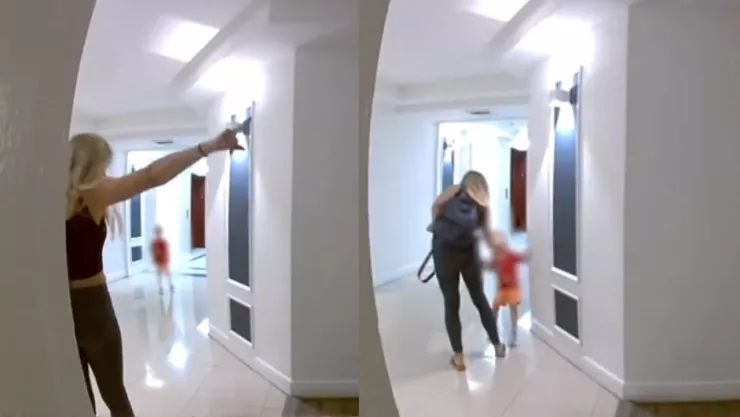 VIDEO: Captan a mujer maltratando a su hijo de 3 años al interior de su casa