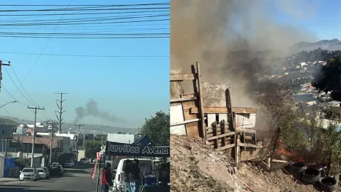 Incendio en Camino Verde moviliza a Bomberos de Tijuana