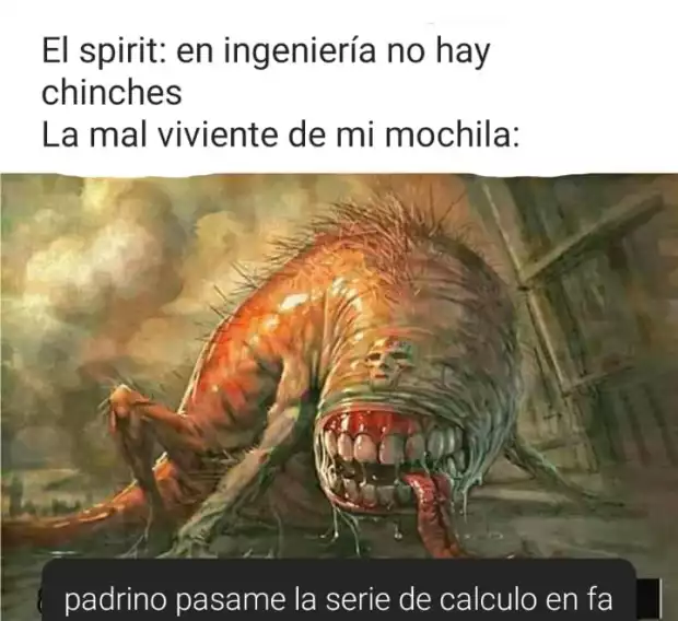 Memes de chinches en la UNAM