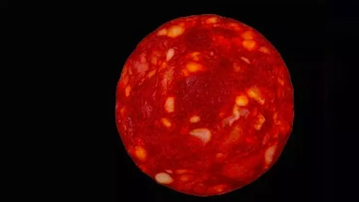 Científico francés hace pasar una rodaja de chorizo por estrella.-