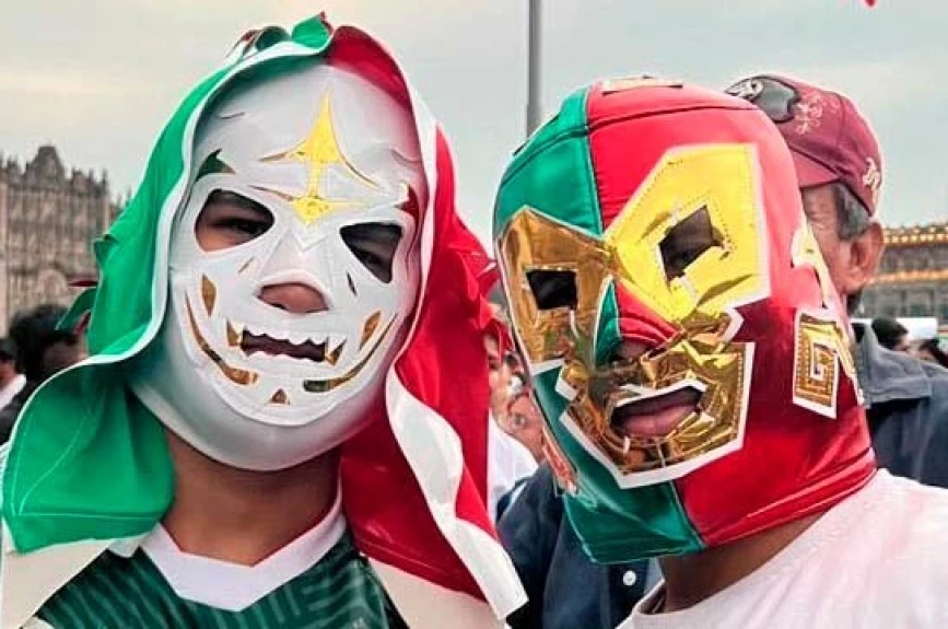El Grito de Independencia en el Zócalo de CDMX