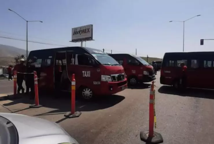 Taxis rojos de Tijuana