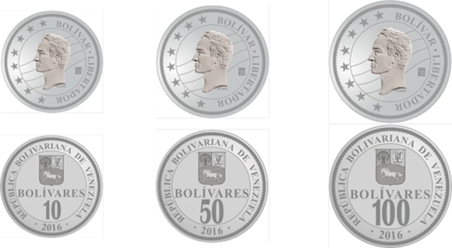 monedas y billetes BCV