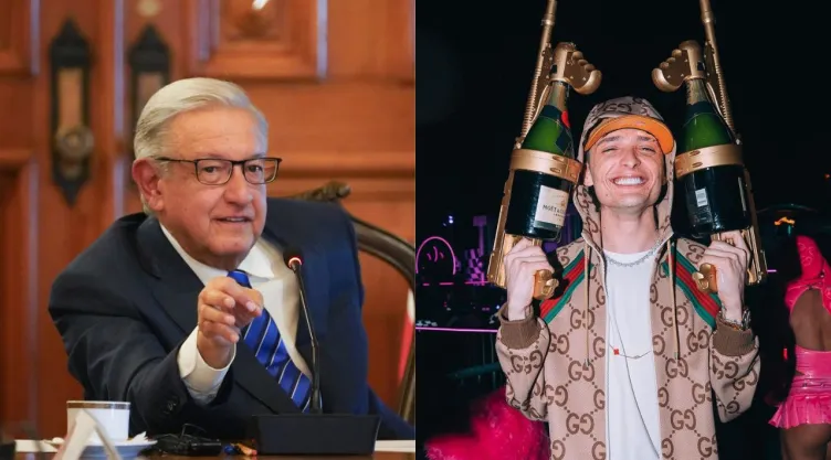 ¿No más Peso Pluma? AMLO pide no engancharse con música que fomente las drogas