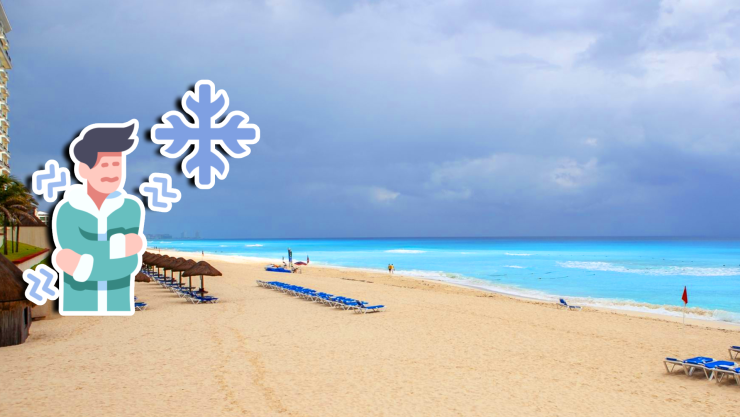 ¡Huay, el frío! Esta será la hora de MÁS HELADEZ en Cancún HOY 8 de diciembre de 2025.webp