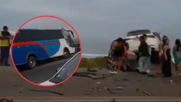 Choque deja heridos en carretera costera de Ecuador
