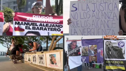 Pensión alimenticia mujeres marchan estados Dia del Padre