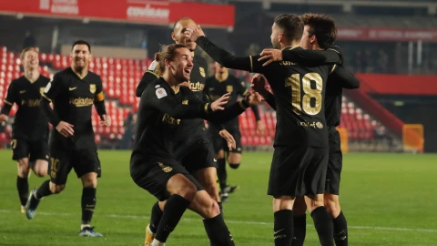 Antoine Griezmann le da pase al Barcelona a semifinales de la Copa del Rey