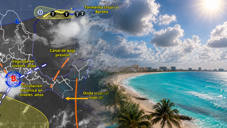 ¿Cómo estará el clima en Cancún HOY, miércoles 22 de julio de 2026? Pronóstico del tiempo en Quintana Roo