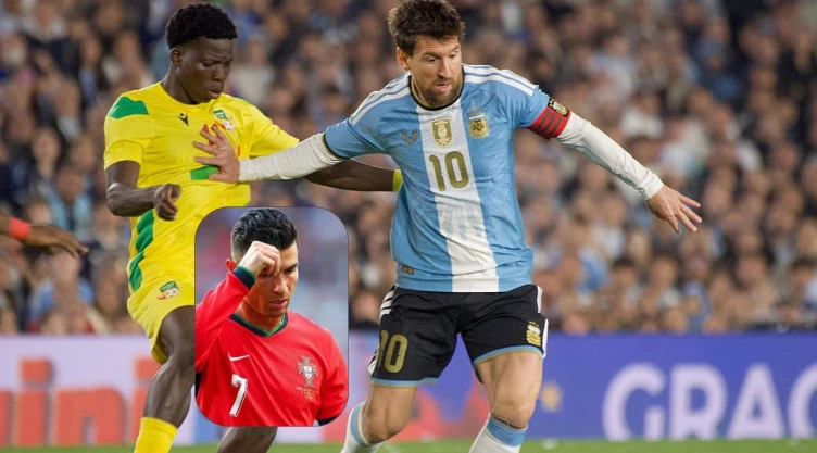 Nadie esperaba que estuviera este mensaje para Cristiano Ronaldo en el partido de despedida de Messi