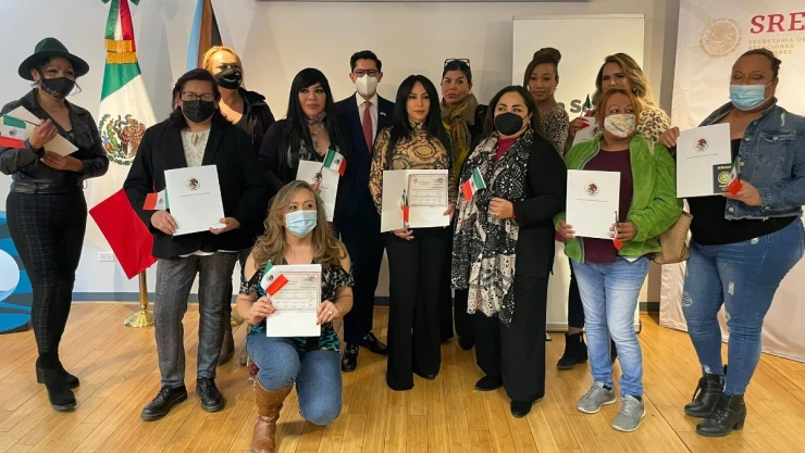 SRE actas de nacimiento mexicanas trans Chicago EU