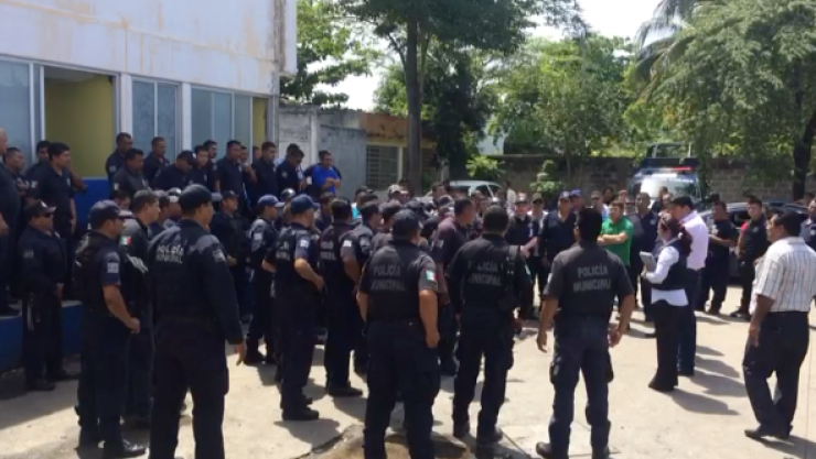policias en paro