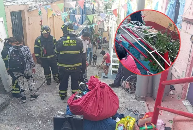Explosión en CDMX Flamazo en casa de la Álvaro Obregón deja un quemado en el hospital