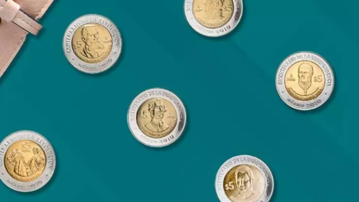 El Banco de México señaló que desde el 2008 puso en circulación diferentes diseños de monedas de 5 pesos para conmemorar el inicio de la Independencia de México y de la Revolución Mexicana. ⁣