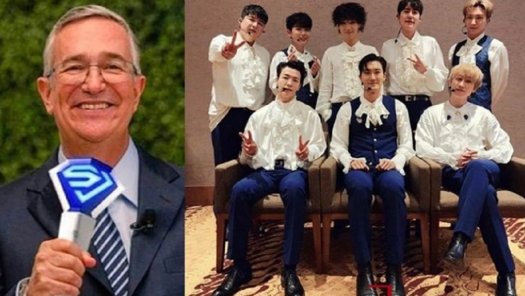 ricardo salinas y super junior.jp