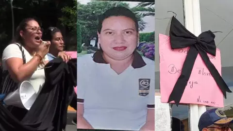 Protestan Berni Mejía maestra Cobach feminicidio Chiapas
