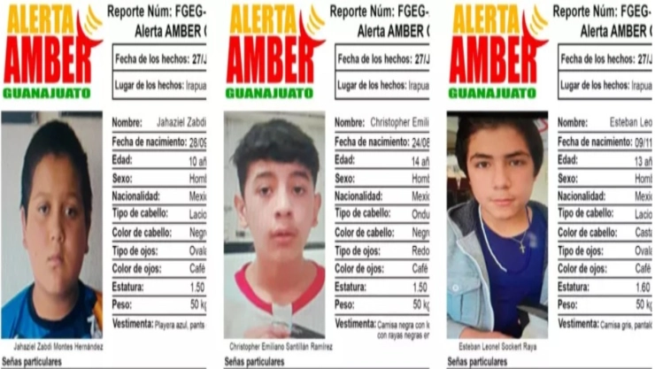Guanajuato: Activan Alerta Amber urgente: Desaparecen tres menores en Irapuato