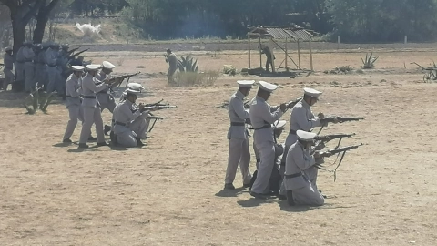 Ejército celebra el 103 aniversario de la Última Carga al Sable de Caballería en Tlaxcala