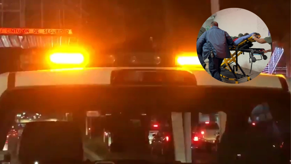 Mujer sufre FUERTE ACCIDENTE tras perder el control en Avenida López Mateos Sur.png